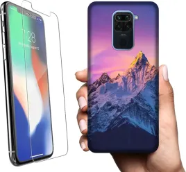 etui-na-xiaomi-redmi-note-9-telefon-wzory-gory-szklo