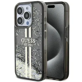 guess-guhcp15llfcsegk-iphone-15-pro-6-1-czarny-black-hardcase-liquid-glitte