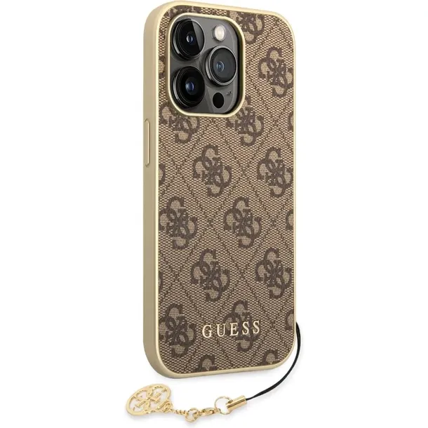 plecki-guess-do-iphone-14-pro-max-charms-brazowy-dedykowany-model-iphone-14-pro-max
