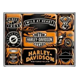 magnes-na-lodowke-zestaw-9-sztuk-harley-davidson-wild-83096