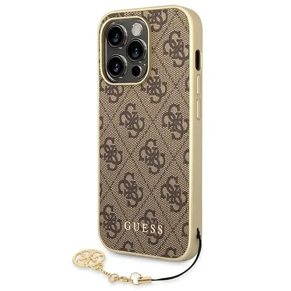 plecki-guess-do-iphone-14-pro-charms-brazowy-stan-nowy