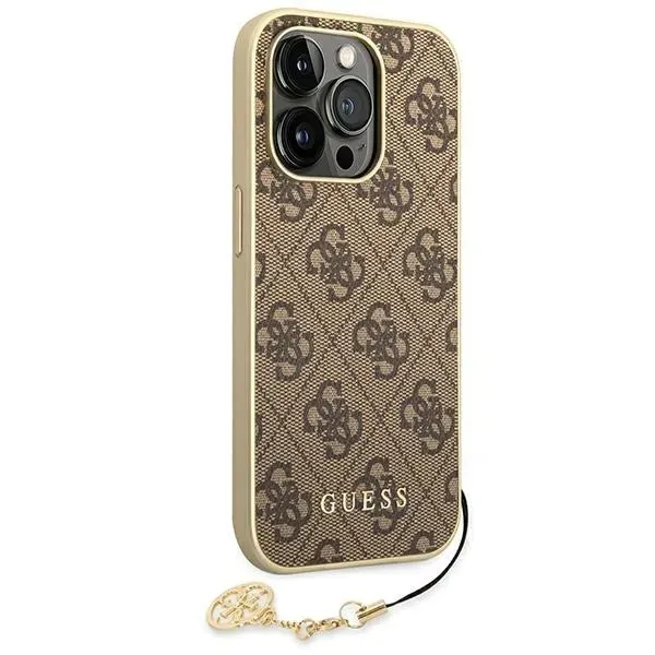 plecki-guess-do-iphone-14-pro-charms-brazowy-przeznaczenie-apple