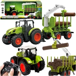 duzy-traktor-zdalnie-sterowany-z-przyczepa-z-drewnem-gumowe-kola-rc-swiatlo