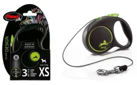 smycz-flexi-xs-blackdesign-dla-psa-linka-3m-do-8kg
