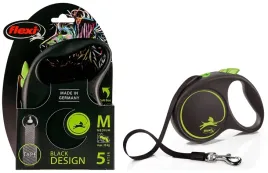 smycz-flexi-m-blackdesign-dla-psa-tasma-5m-do-25kg
