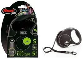 smycz-flexi-s-blackdesign-dla-psa-tasma-5m-do-15kg