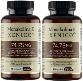 2-x-xenico-monakolina-k-90-kaps-czerwony-ryz-cholesterol-monakolina-k