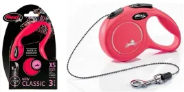 smycz-xs-czerwona-flexi-dla-psa-linka-3m-do-8kg