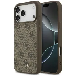 guess-4g-classic-etui-iphone-17-pro-max-brazowy