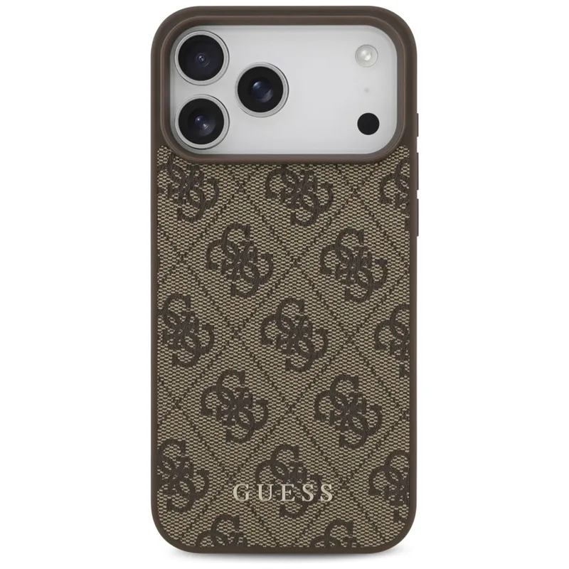 guess-4g-classic-etui-iphone-17-pro-max-brazowy