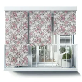 roleta-zewnetrzna-z-nadrukiem-dekoracyjnym-kwiaty-i-liscie-wzor-60x180-cm