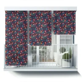 dekoracyjna-roleta-na-balkon-taras-patio-kolorowe-kwiaty-i-liscie-40x180-cm