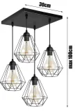 plafon-wiszacy-loft-druciak-219-stan-nowy