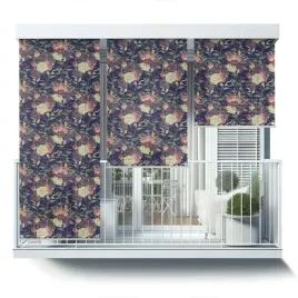 roleta-zewnetrzna-z-nadrukiem-dekoracyjnym-kwiaty-na-ciemnym-tle-60x180-cm