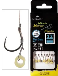 haczyki-12-mf13-z-przyponem-mikado-method-feeder-gumka-plecionka-gotowe