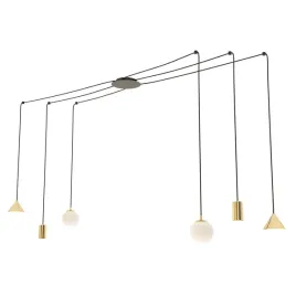 designerska-lampa-wiszaca-inez-pajak-klosze-zlote-6-ramienna-zwis-regulacja