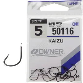 haczyki-owner-kaizu-nr-5-black-z-lopatka-samozacinajace-feeder-14-sztuk