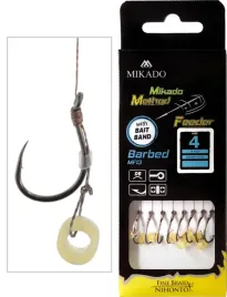 haczyki-4-mf13-z-przyponem-mikado-method-feeder-gumka-plecionka-gotowe