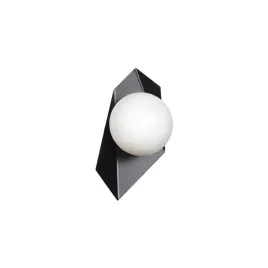lampa-scienna-kinkiet-sydney-czarny-1-punkt-swiatla-e14-klosz-okragly-bialy