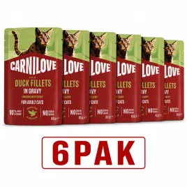 carnilove-cat-duck-kaczka-w-sosie-karma-mokra-dla-kota-zestaw-6pak-6x85g
