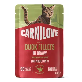 carnilove-cat-duck-kaczka-w-sosie-karma-mokra-dla-kota-saszetka-85g
