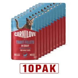 carnilove-cat-trout-pstrag-w-sosie-karma-mokra-dla-kota-zestaw-10pak-10x85g
