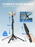 rollei-creator-quadpod-gimbal-kijek-stick-do-selfie-statyw-pilot-stan-nowy
