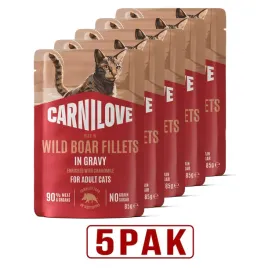 carnilove-cat-wild-boar-dziczyzna-w-sosie-karma-mokra-dla-kota-zestaw-5pak