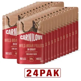 carnilove-cat-wild-boar-dziczyzna-w-sosie-karma-mokra-dla-kota-zgrzewka-24p