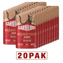 carnilove-cat-wild-boar-dziczyzna-w-sosie-karma-mokra-dla-kota-zestaw-20pak