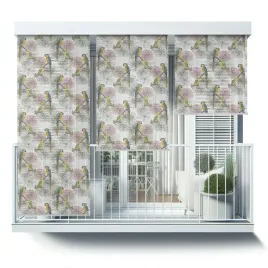 dekoracyjna-foto-roleta-zagiel-na-balkon-taras-papugi-i-kwiaty-140-x-180-cm