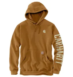 bluza-carhartt-rain-defender-mid-sleeve-log-brown