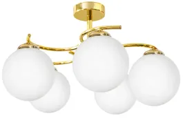 lampa-zyrandol-gold-5-kulka-szklana-1345