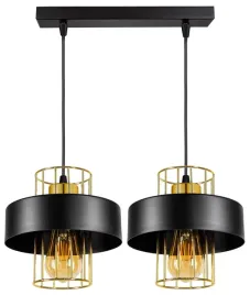 lampa-wiszaca-loft-druciak-black-gold-mosiadz-1396