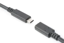 przedluzacz-usb-c-digitus-ak-300210-020-s-2-m-czarny