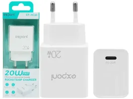 uniwersalna-ladowarka-sieciowa-exponi-20w-usb-c-fast-charge-pd