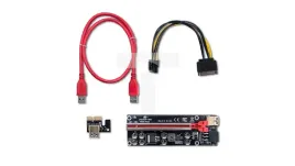 qoltec-riser-pci-e-1x-16x-usb-3-0-ver-009s-plus-sata-pci-e-6-pin