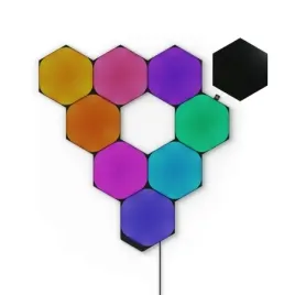 nanoleaf-shapes-hexagons-starter-kit-9-paneli-swietlnych-ultra-black-czarne