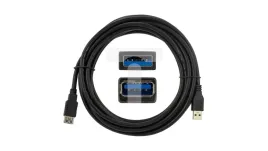neku-kabel-przedluzacz-usb-3-0-a-wtyk-gniazdo-czarny-5m