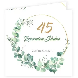 zaproszenia-45-rocznica-slubu-eukaliptus-beauty-15x15-cm-8-szt