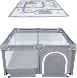 kojec-dla-dzieci-do-zabawy-plac-zabaw-star-ibaby-oxford-xl-szary-125x125-cm