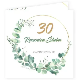 zaproszenia-30-rocznica-slubu-eukaliptus-beauty-15x15-cm-8-szt