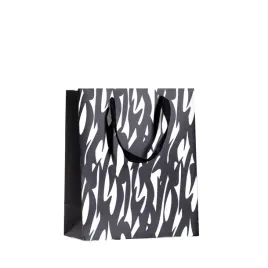 torebka-prezentowa-cymka-bialo-czarna-mala-19x23x10-cm-homla