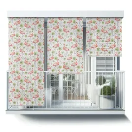 roleta-na-balkonowa-tarasowa-na-patio-flamingi-i-zielone-liscie-50x290-cm