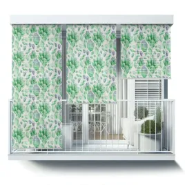 ozdobna-roleta-zewnetrzna-ze-wzorem-dekoracyjnym-80x290-zielone-krysztaly