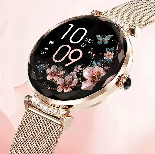 elegancki-diamentowy-damski-smartwatch-amoled-material-paska-stal