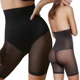 majtki-szorty-korygujace-modelujace-plaski-brzuch-nogawki-m-904-czarne