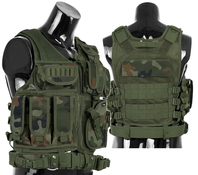 Kamizelka taktyczna Huzar Dominator WZ.93 PL woodland