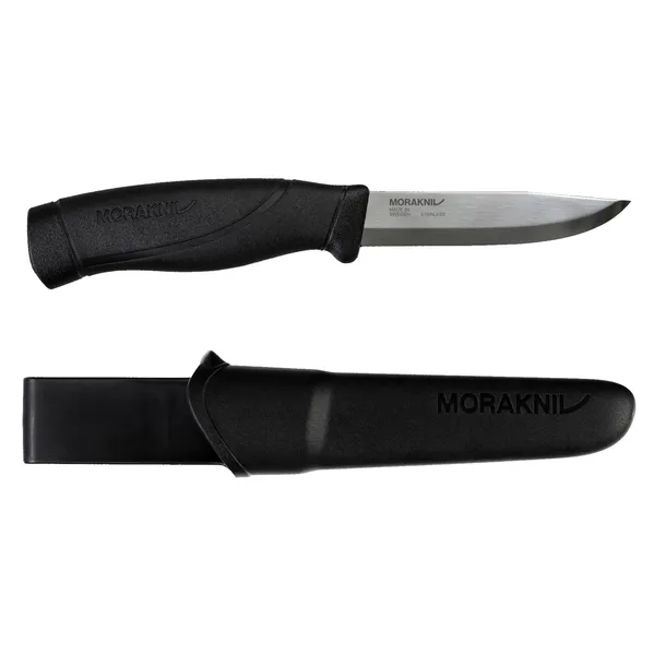 Nóż MORAKNIV COMPANION HEAVY DUTY Czarny Stal Nierdzewna 3,2mm + Pochwa