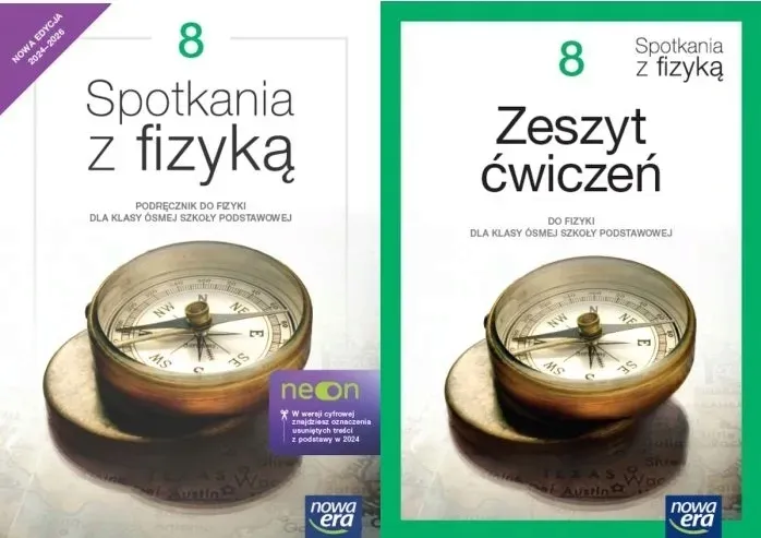 ZESTAW Spotkania z fizyką 8 NEon Podręcznik + Ćwiczenie